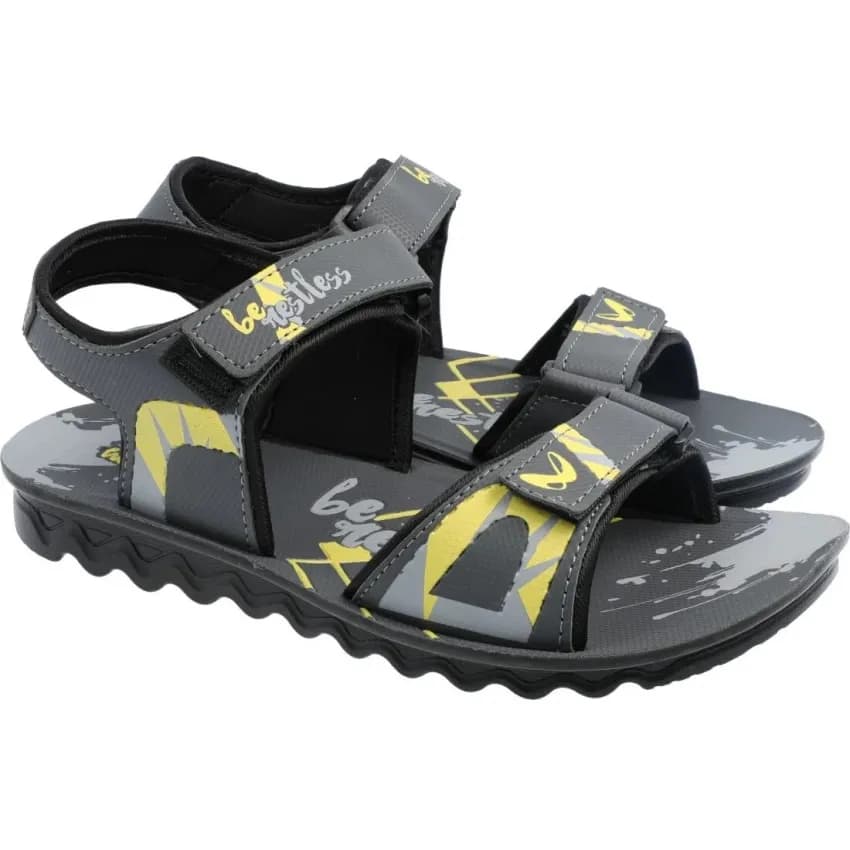 Walkaroo Men Grey  Sandal Wg5706 Size (41)