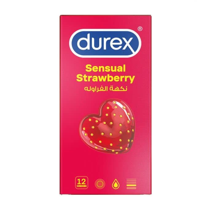 Durex Sensual Strawberry 12 Condoms