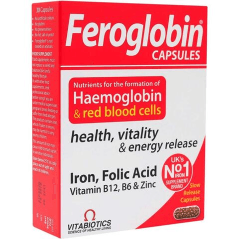 Vitabiotics Feroglobin 30Capsules