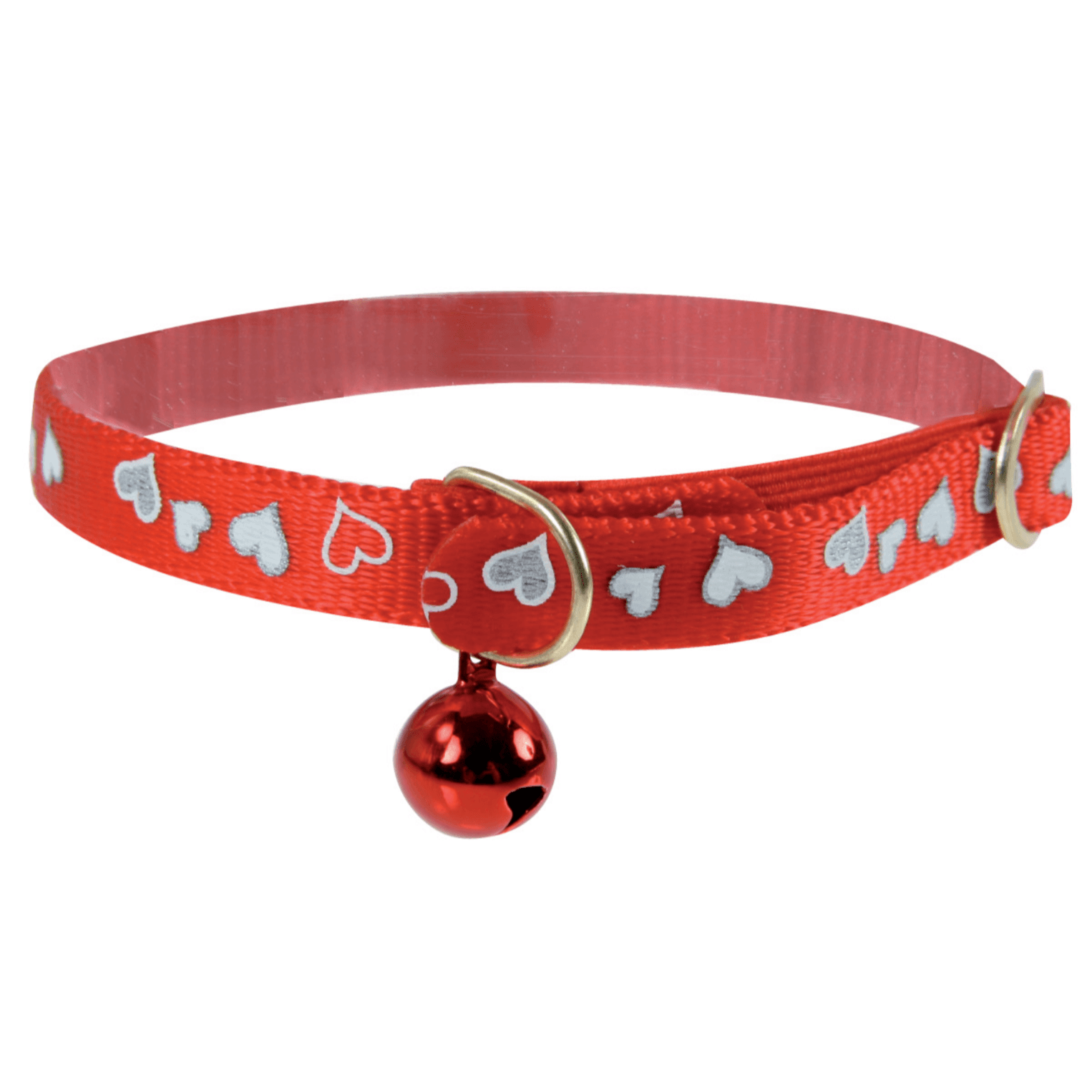 Reflective Heart Collar Red 30Cm