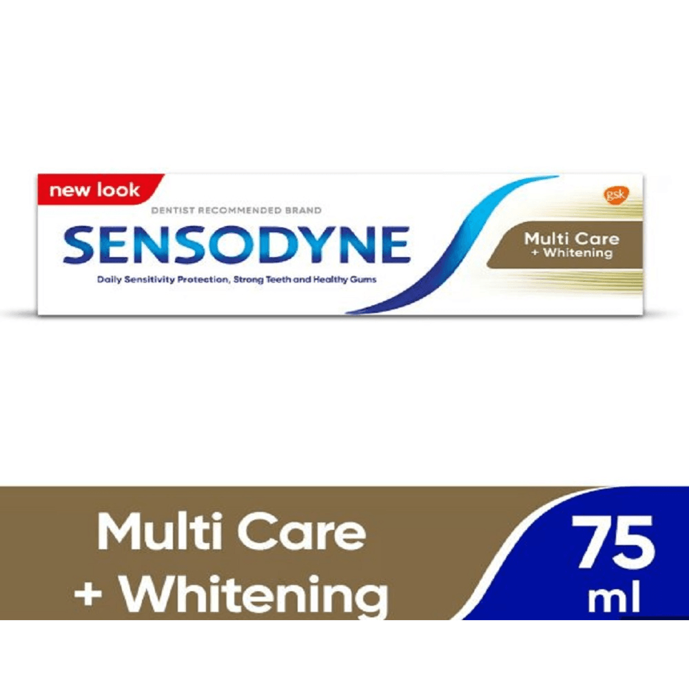 Sensodyne Multicare + Whitening Toothpaste 75ml