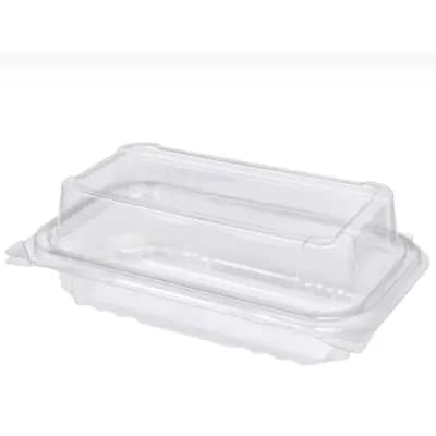 Clear Hinged Pastry Container - 20 Pieces