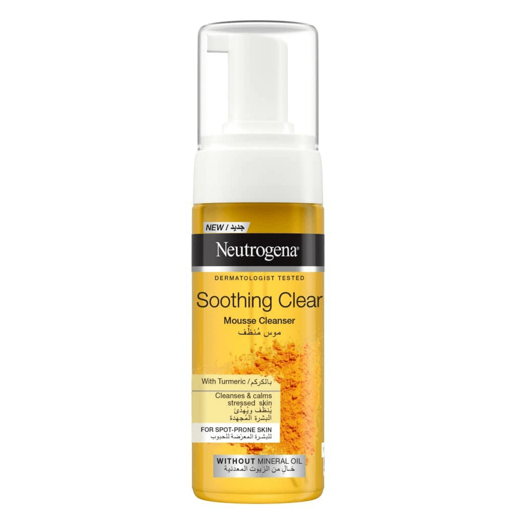 Neutrogena Soothing Clear Mousse Cleanser With Tumeric