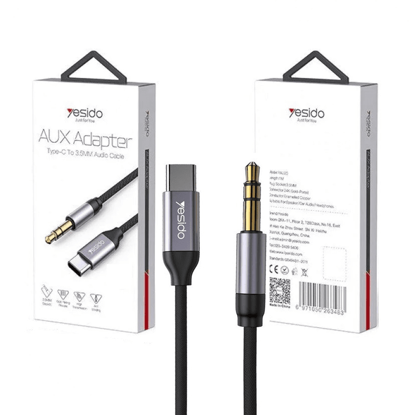 AUX Cable Type C To 3.5Mm Audio Cable - Yesido Yau20