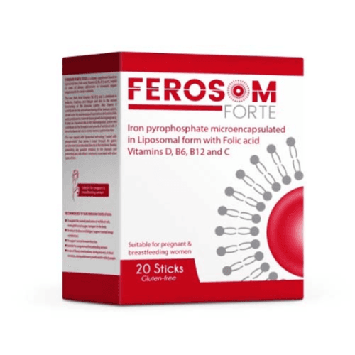 Ferosom Forte Gluten Free 20 Sticks