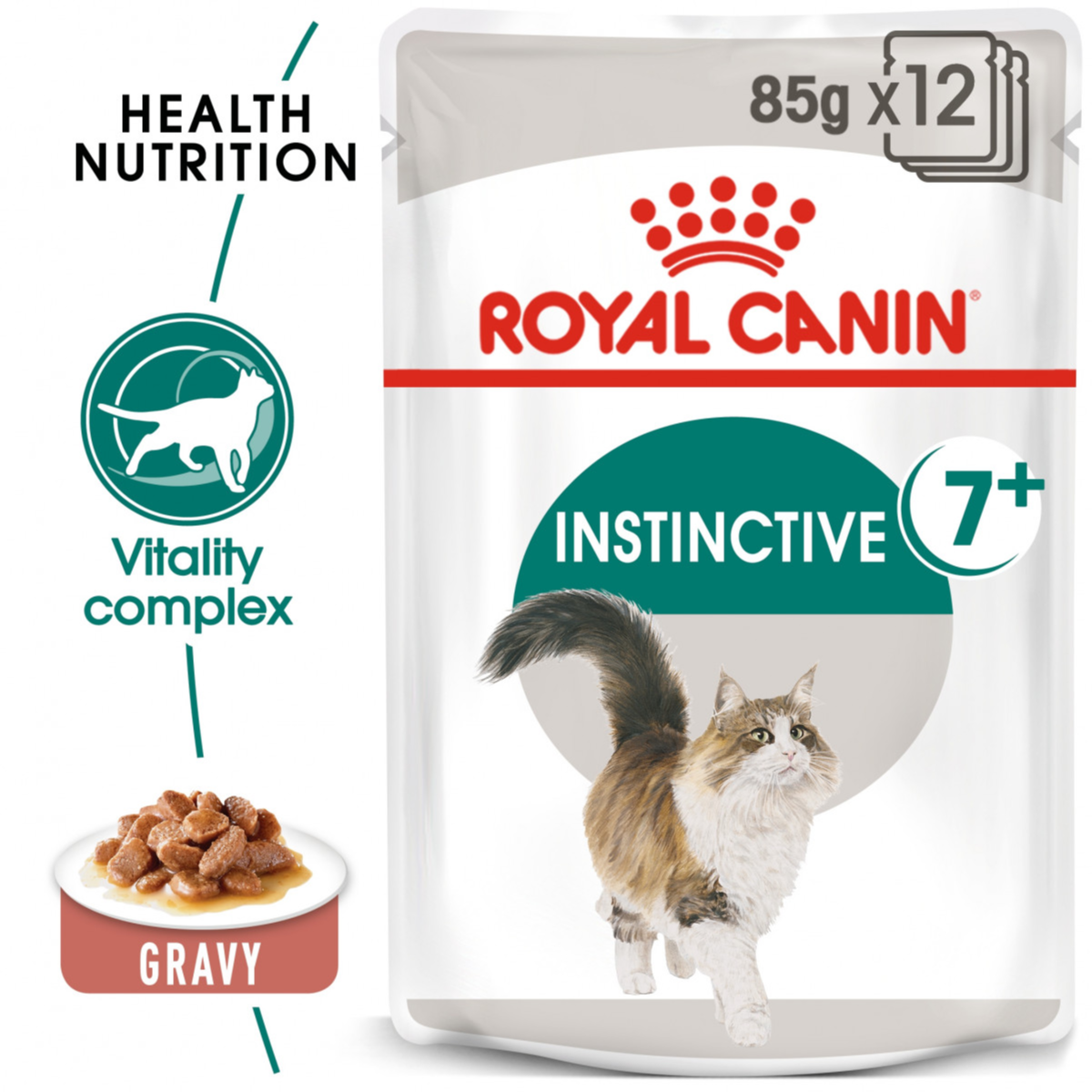 Royal Canin Instinctive +7 Gravy (WET FOOD - 12 Pouches)