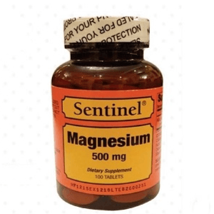 Sentinel Magnesium 500Mg 100 Tablets