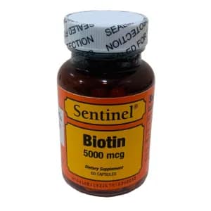 Sentinel Biotin 5000Mcg Capsules 60'S