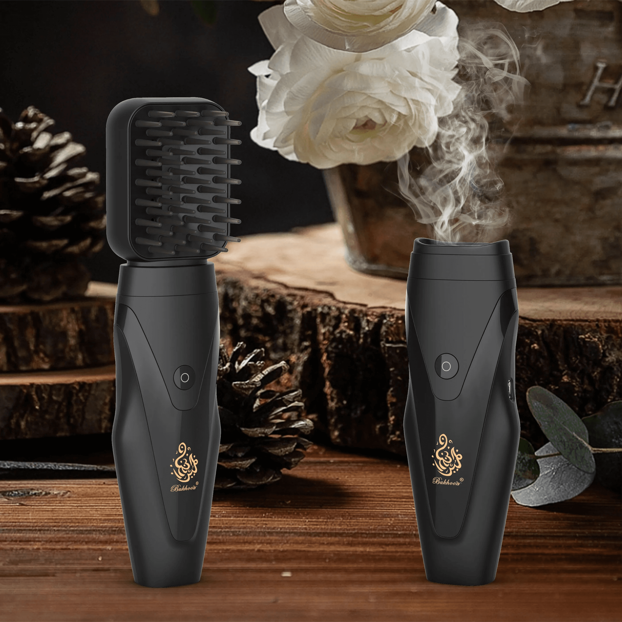 Newest Middle East Hot Sale Electric Bukhhor Burner With Silicone Comb Black Color