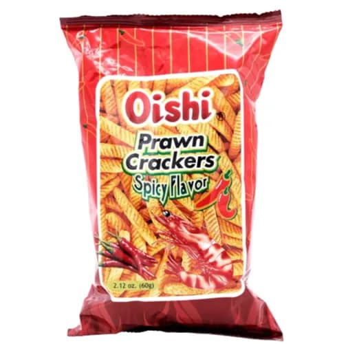 Oishi Prawn Crackers Spicy Flavor 60g