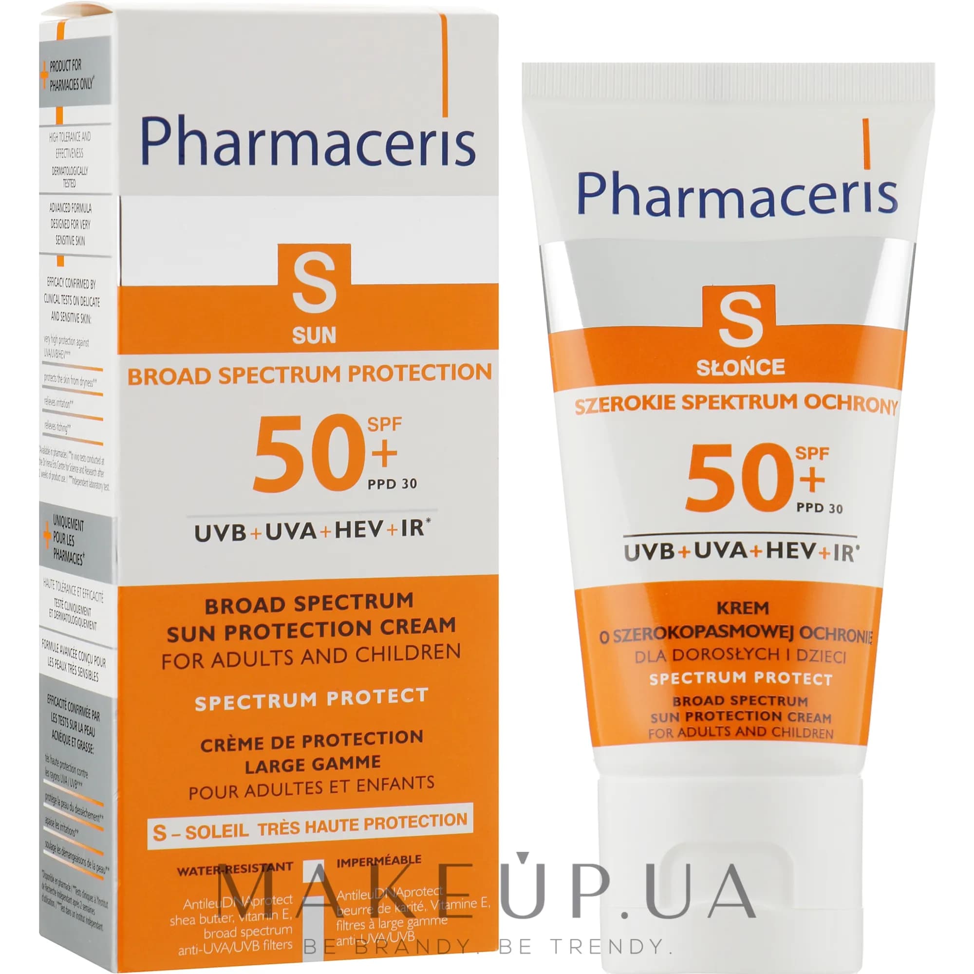 Pharmaceris Broad Spectrum Sun Protection Cream SPF 50