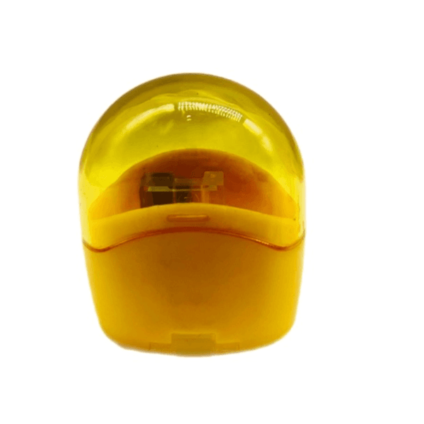 Vneeds Plastic Single Hole U Shape Sharpener Yellow Colour - 11842