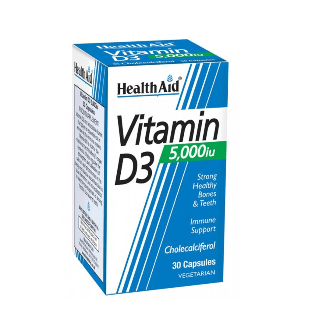 H-Aid Vitamin D3 5000Iu 30'S Caps