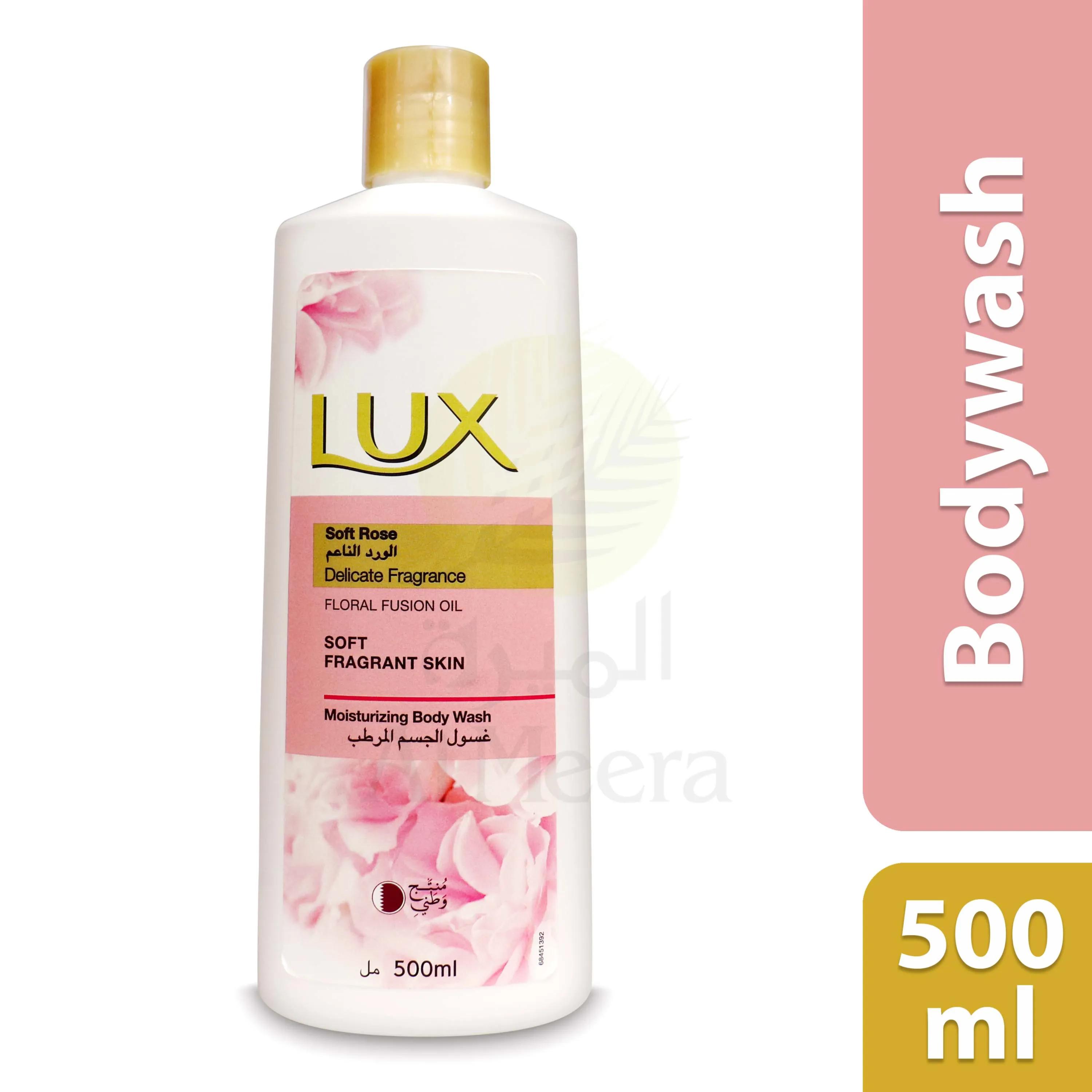 Lux Soft Rose Floral Fusion Oil Fragrant Skin Moisturizing Body Wash 500ml