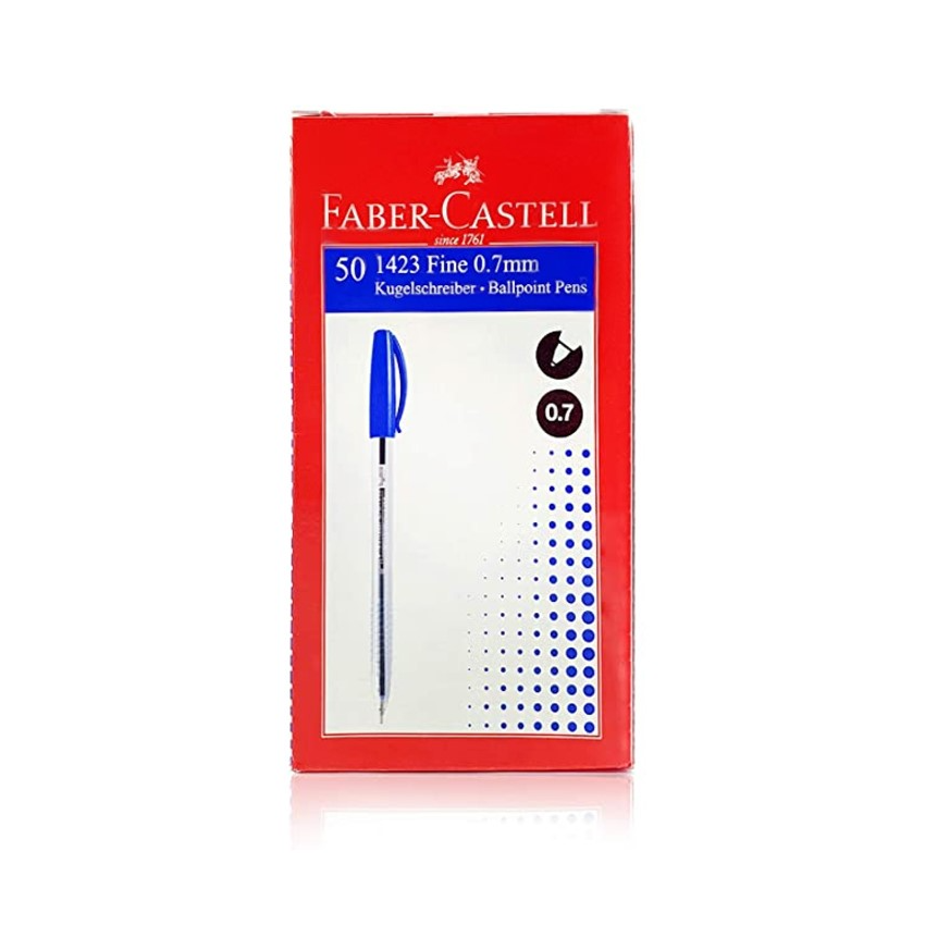 Faber Castell Blue Ball Pen 1*50