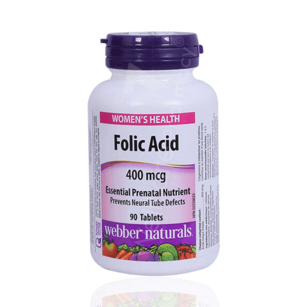 Webber Naturals Folic Acid 400 Mcg