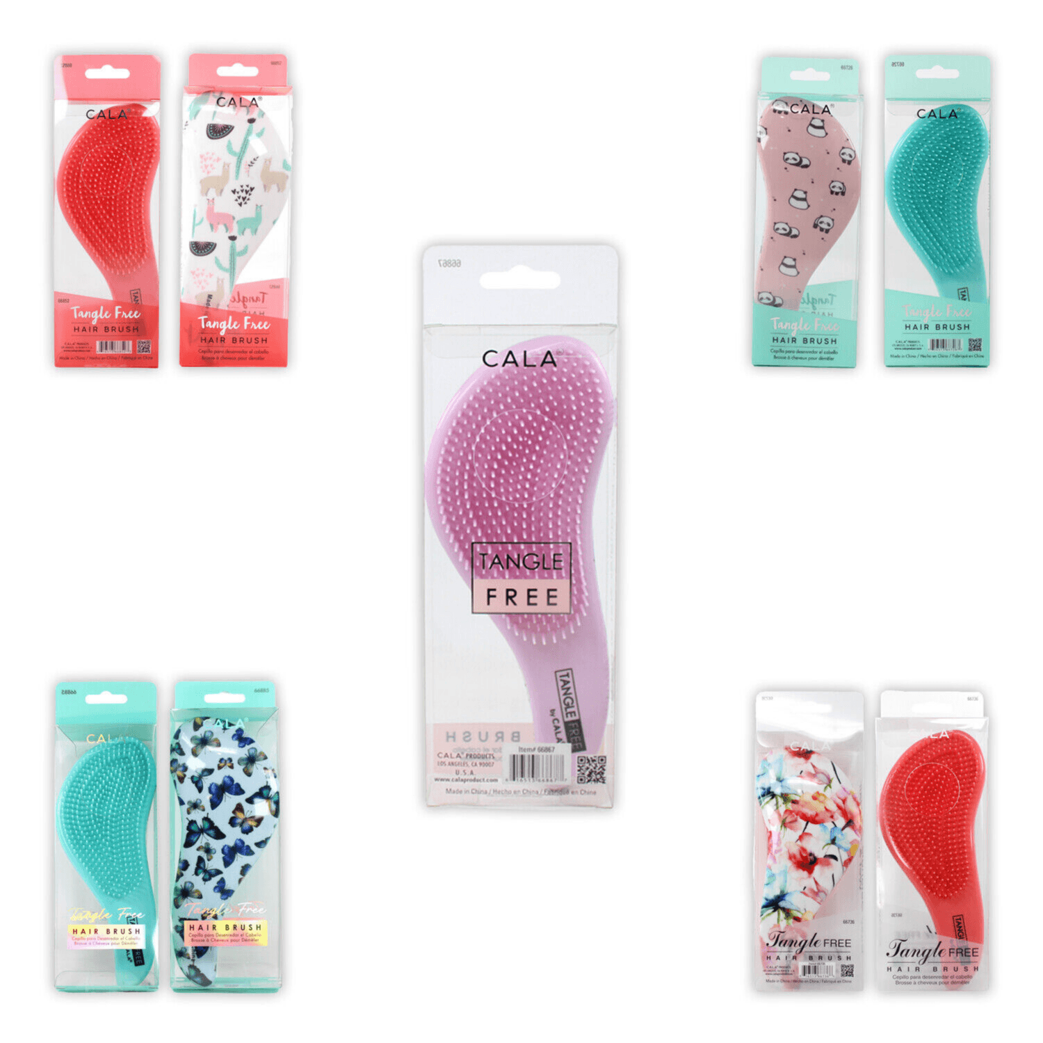 Cala Hair Brush Tangle Free