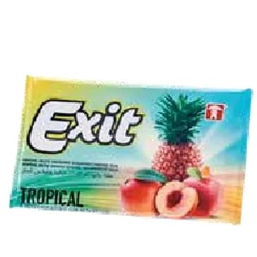 Exit Sugarfree Envelope 5 Pcs. Stick Gum - Tropical 11g