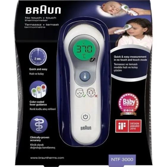 Braun No Touch + Touch Thermometer NFT 3000