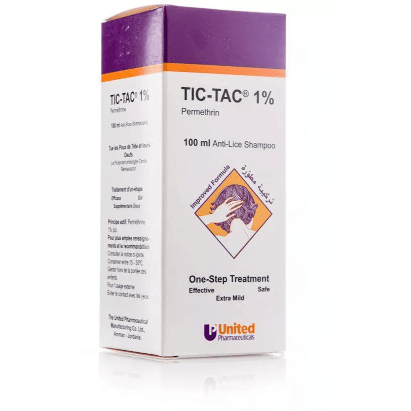 Tic-tac 1% Shampoo 100ml