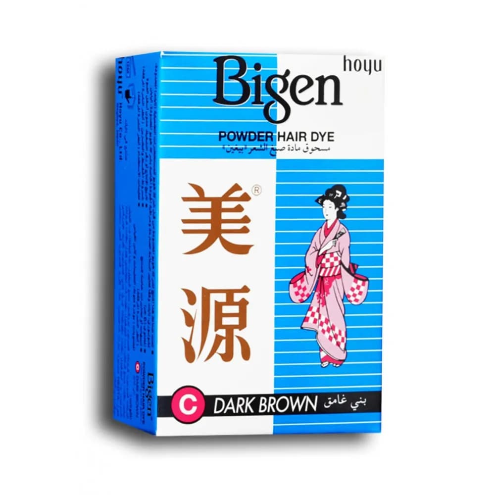 Bigen Powder Hair Dye (C) Dark Brown 6Gm