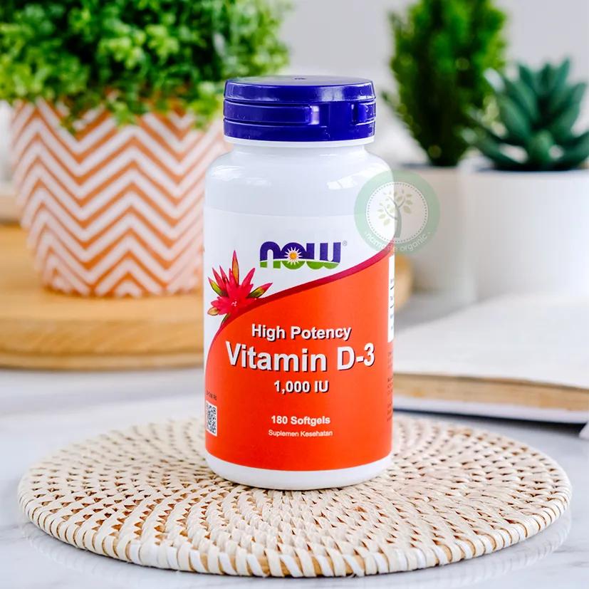 Now Vitamin D-3 1000Iu 180 Softgels