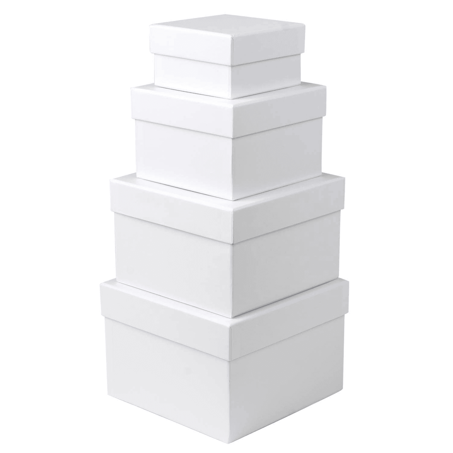 Small 4 Pieces White Gift Box Read Description For Size