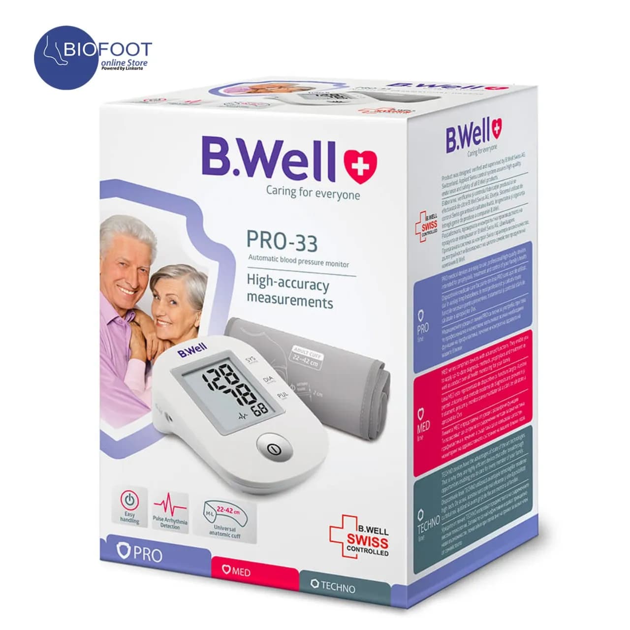 B. Well Automatic Blood Pressure Monitor  Pro-33  High Accuracy Measurements