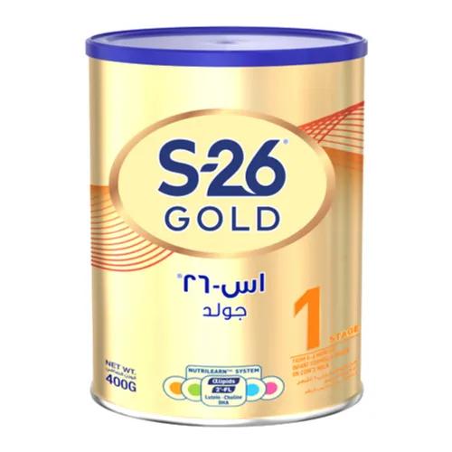 S26 جولد المرحلة 1 ، 0-6 شهور تركيبة للأطفال الرضع 400 جرام رقم.720