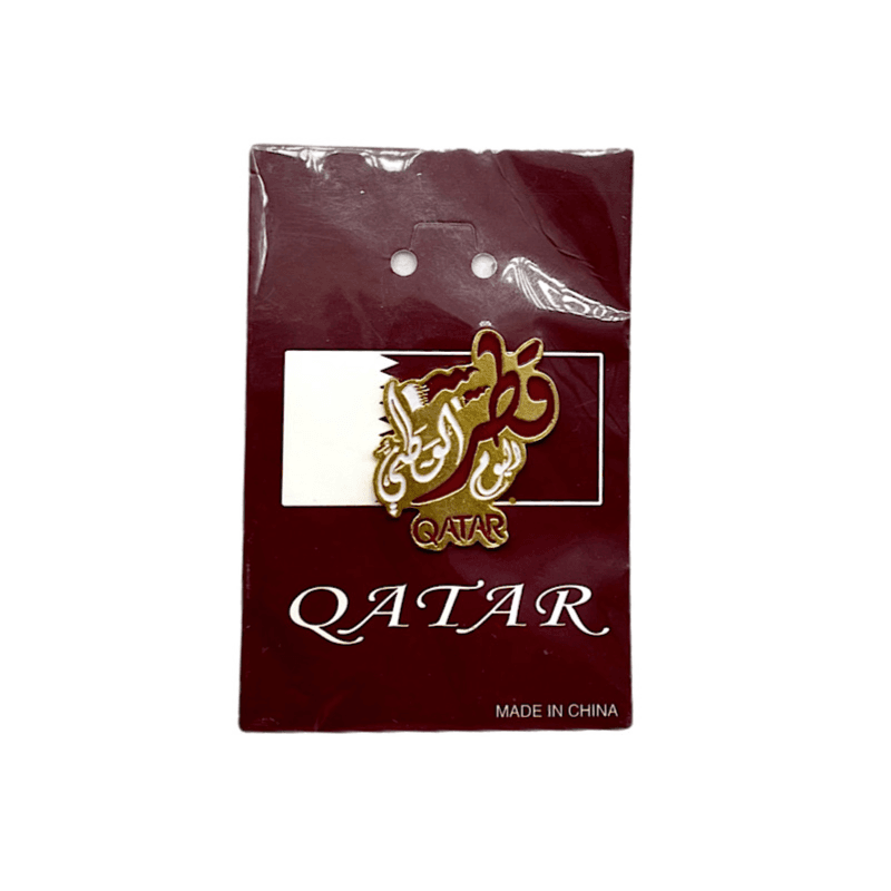 Qatar National Day Magnet Badge In Arabic