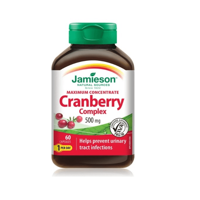 Jamieson Cranberry Complex 500Mg 60 Capsules