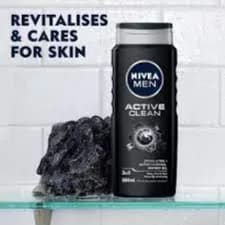 Nivea Shower Gel Active Clean M