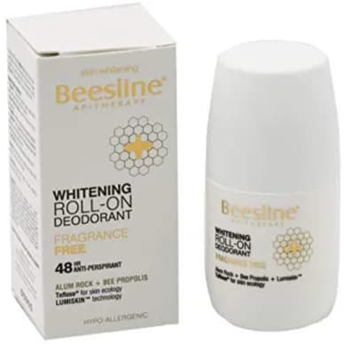 Beesline Natural Whitening Roll-On Deo Fragrance Free 50ml