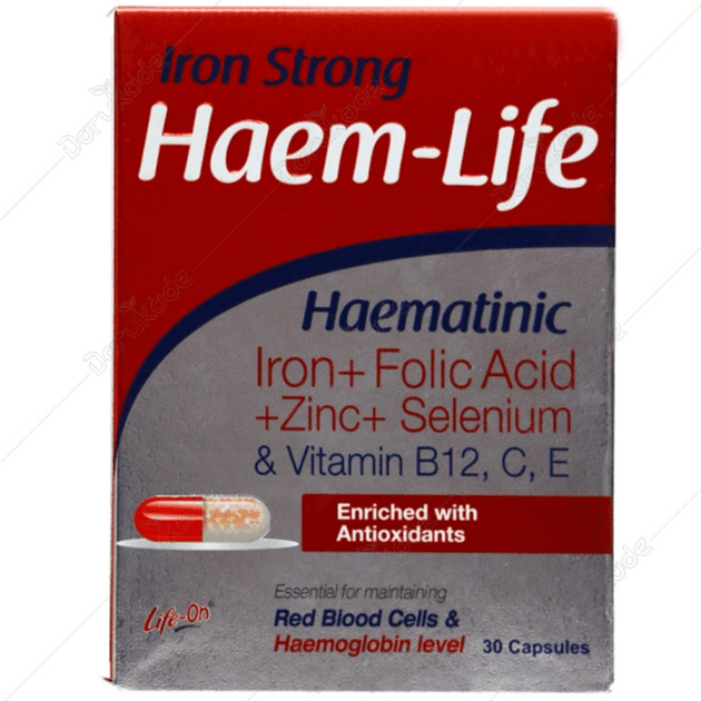 Life On Haem Life 30 Capsules