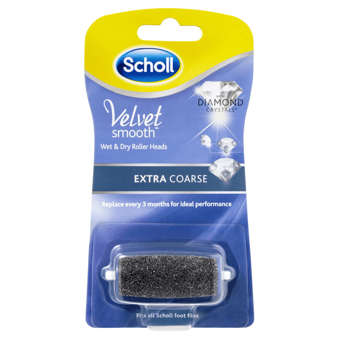 Dr. Scholl Velvet Smooth Wet and Dry Head Roller 1Pcs