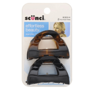 Scunci Effortless Beauty Clutch Jaw Clips 2 Pieces