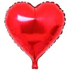 18`` Heart Red With Helium