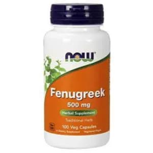 Now Fenugreek 500mg Caps 100's