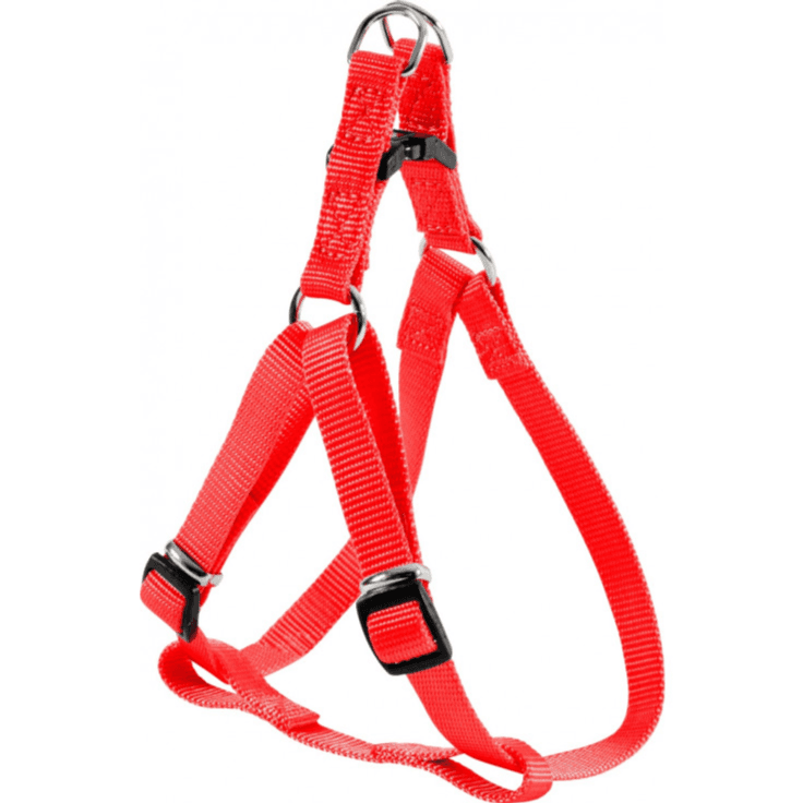 Nylon Vest-Shape Harness 25mm Red