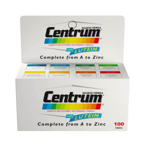 Centrum with Lutein Tablet 100's