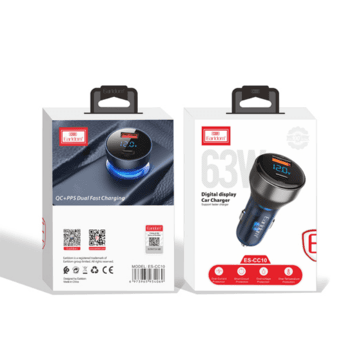 Earldom 63w Digital Display Car Charger ES-CC10