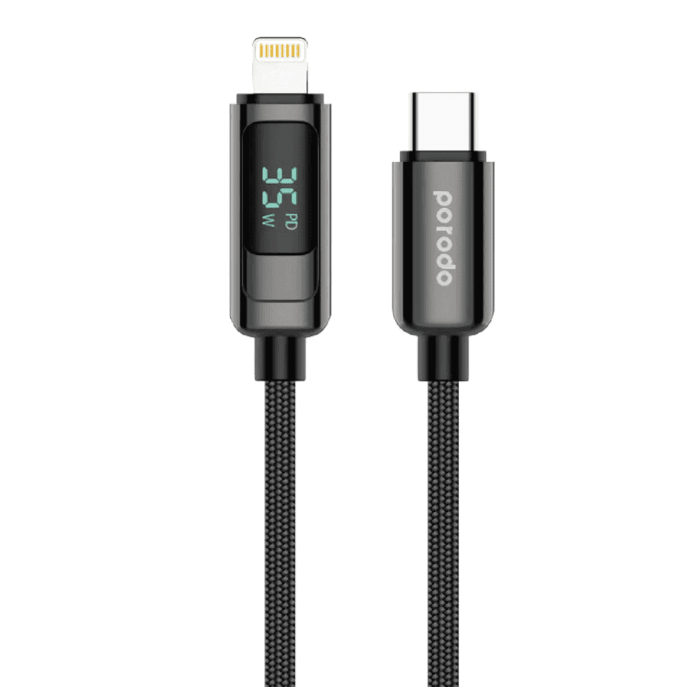 Porodo Braided USB-C to Lightning Cable