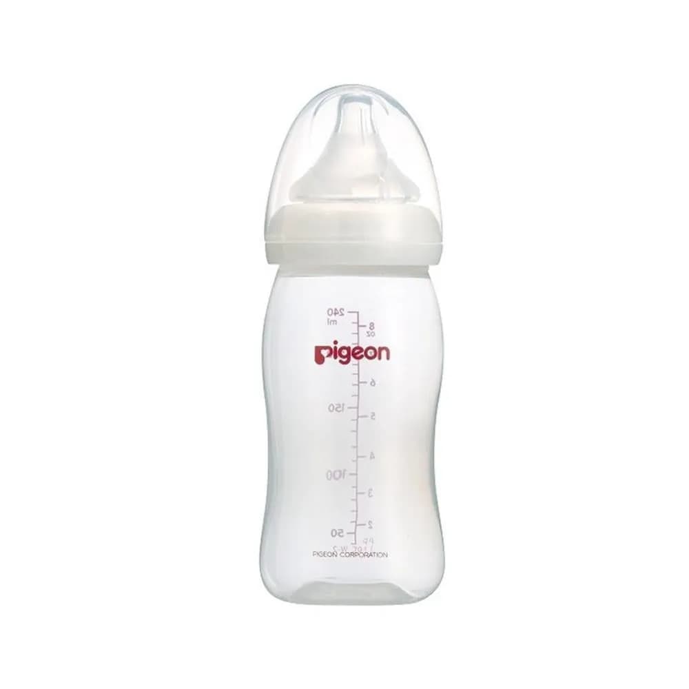 Pigeon Softouch Peristaltic Plus Wide Neck PP Bottle - 240mL