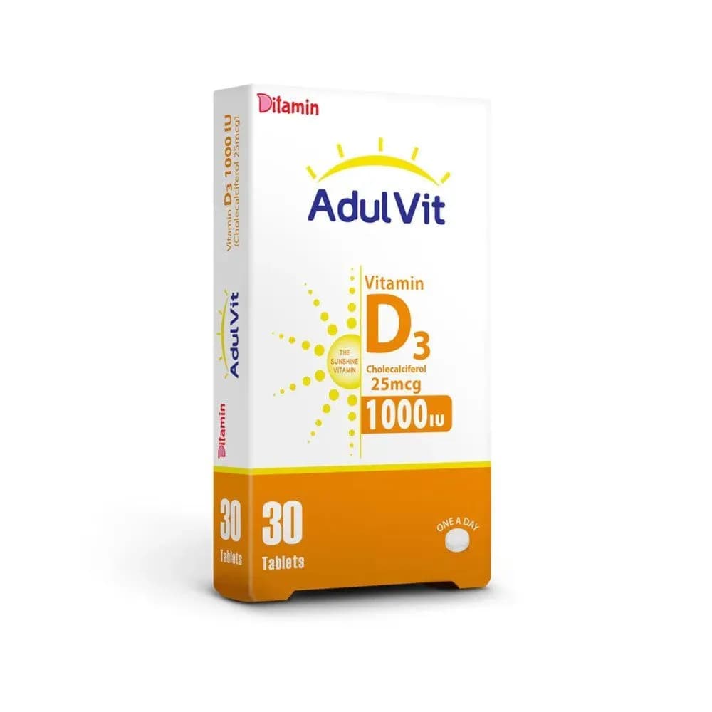 Ditamin Adulvit D3 1000iu Tab 30's