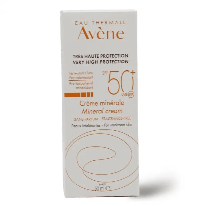 Avene Mineral Sunscreen Cream Spf 50+ 50Ml