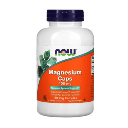 Now Magnesium Cap 400Mg, 180 Capsules No.2890