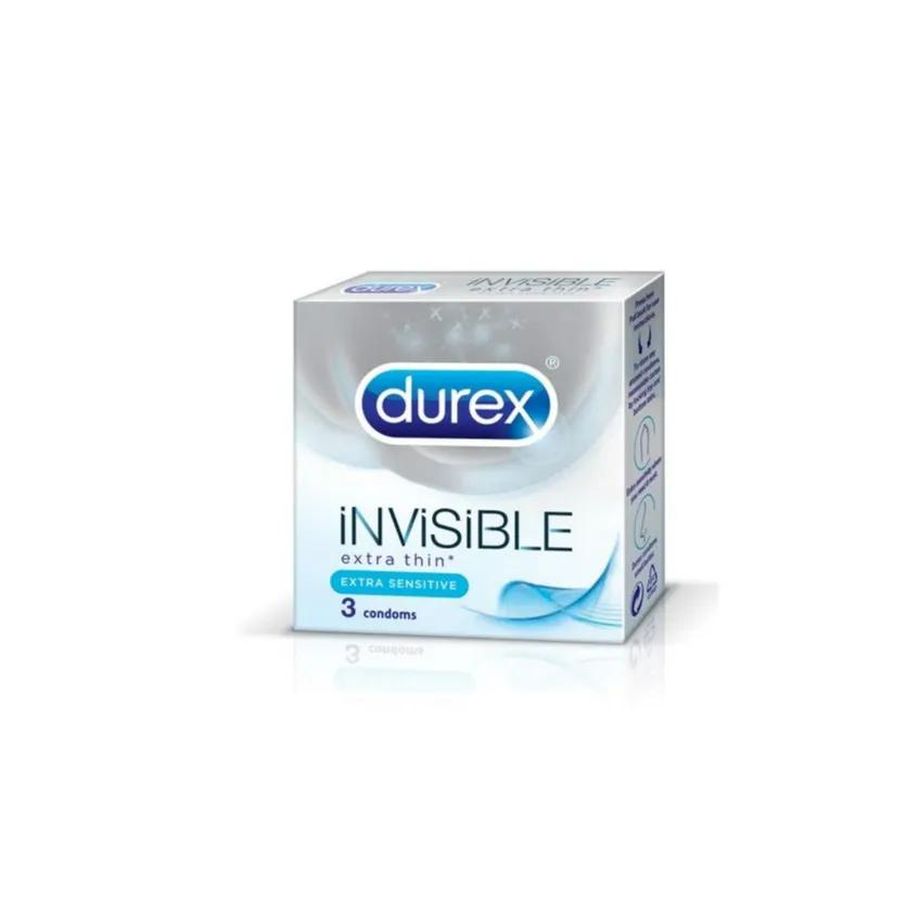 Durex  Invisible Condom 3's -12 X 24