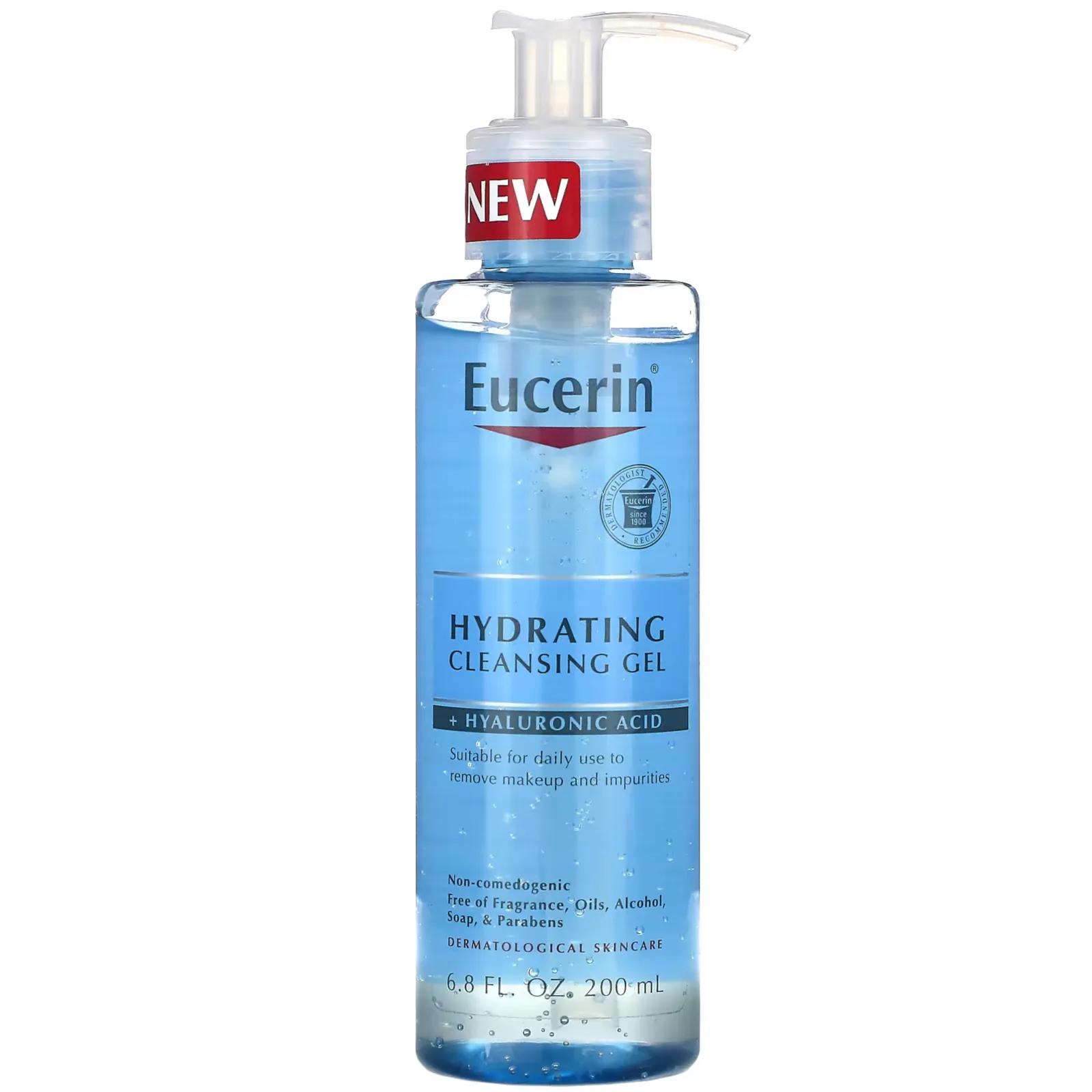 Eucerin Hydrating Face Cleansing Gel + Hyaluronic Acid