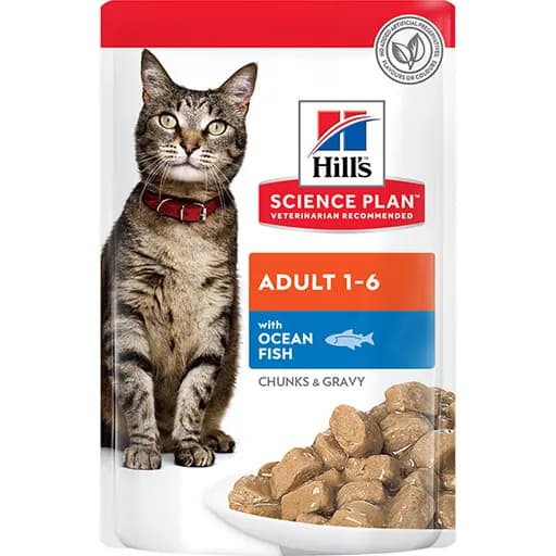 Hills Plan Adult Wet Food  With Ocean Fish 85g