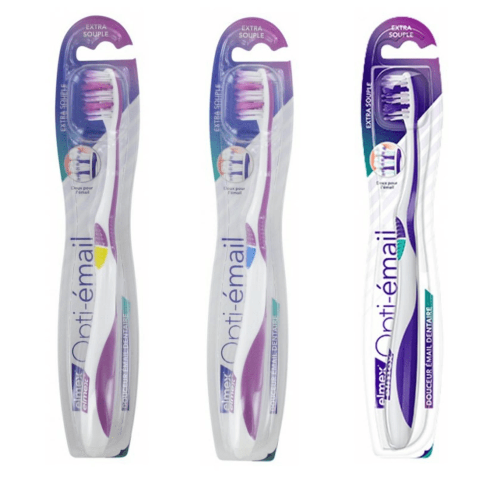 Elmex Opti Email Extra Soft Toothbrush Assorted Color 1 Piece